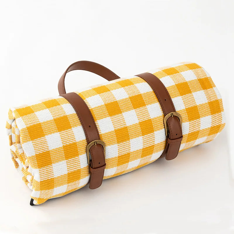NovaPlaid | Waterdichte opvouwbare picknickdeken met draagriem | Brehn