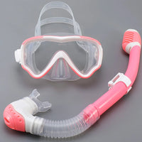 AquaJuni Kinder Duikmasker met Snorkel | Antifog & Lekvrij | Gehard Glas & Silicoon | Voor Jongens & Meisjes 7–15 Jaar