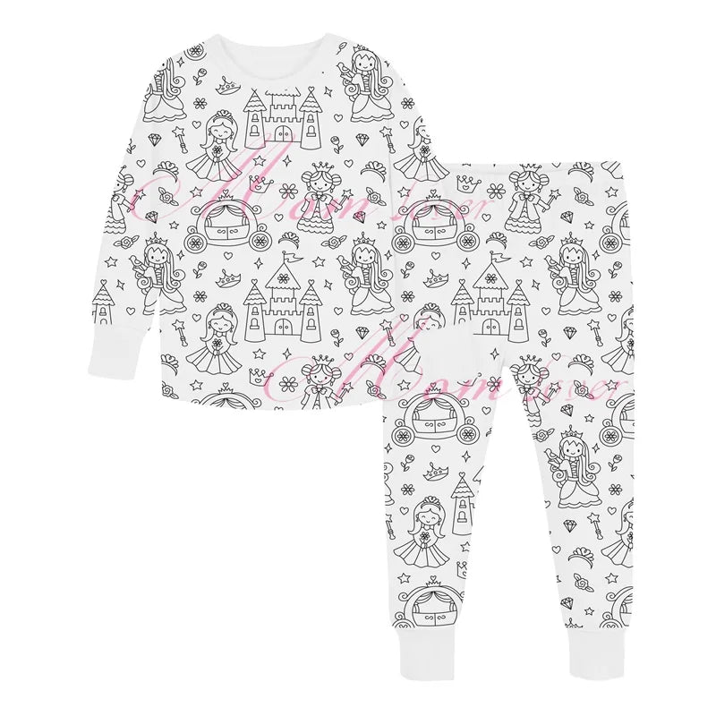 Artisano Luxe DIY Pyjama Set | Kleurrijke en creatieve pyjama set voor kinderen om hun eigen unieke slaapkleding te ontwerpen, perfect voor fantasierijk spel en artistieke expressie.