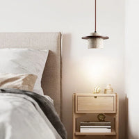 Moderne Hanglamp van Steen en Hout