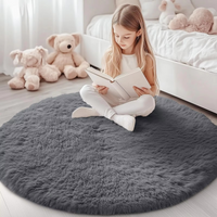 Runder Shag-Tapijt 150 cm