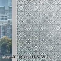 Skanto | 3D Glas-in-loodfolie - Decoratieve vinylstickers voor glazen ramen met statische hechting - Venster Glas-in-lood decor