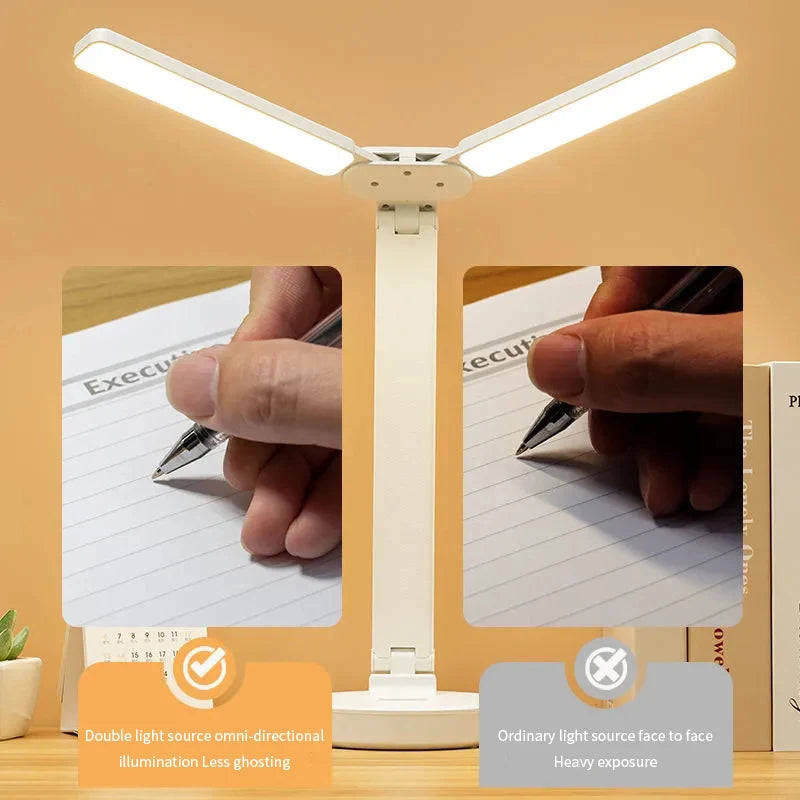 Verstelbare Leeslamp - Oplaadbaar Dimbaar met Telefontafel