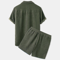 Heren set in corduroy – Stijlvolle zomerkleding