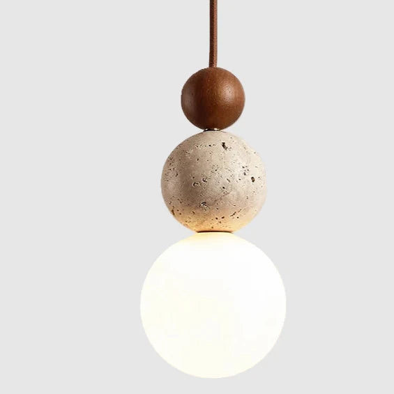 Elegante Gloed Crème Steen Bedlamp Hanglamp
