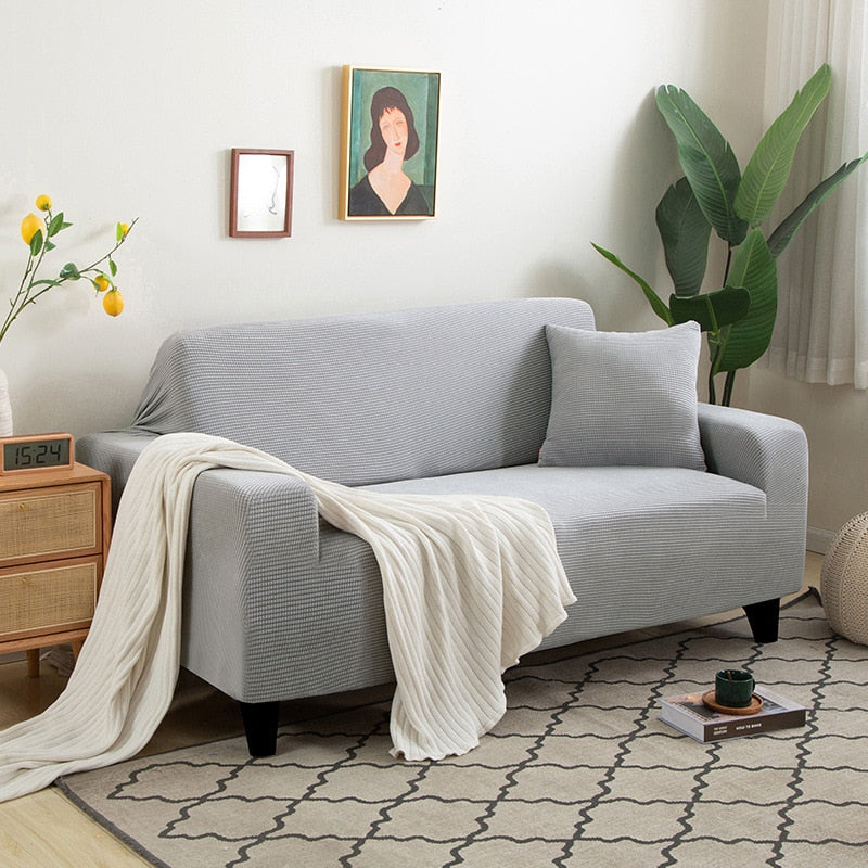 Comfort Fit Sofa Slipcover | Elastisch, morsbestendig, modern ontwerp Geniet van een perfecte pasvorm die je bank moeiteloos beschermt en verfraait.