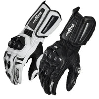 Motorrijhandschoenen RidePro Carbon | Wind- & Waterdicht | Touchscreen-geschikt | Echte Lederen Beschermers | Voor Zomer & Winter