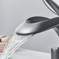Wastafelmengkraan met watervaluitloop - Flowarc