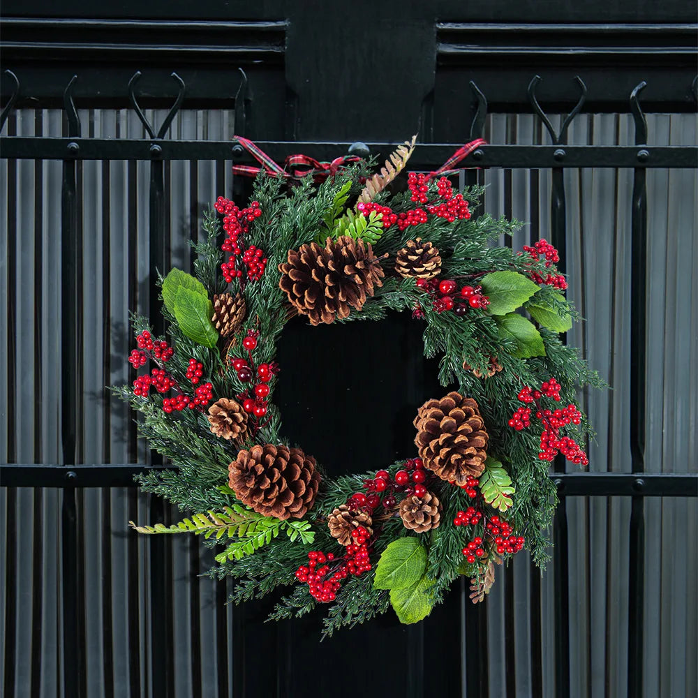 Rode Bessen Kerstkransen