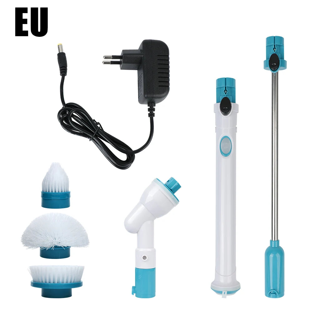 OpulentShine Elite Spin Borstel | 3-in-1 draadloos schoonmaakgereedschap voor moeiteloze keuken- en badkamerhelderheid