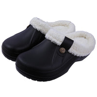 LuxuraFleece Luxe Bontgevoerd Klompen | Gezellige waterdichte slippers voor mannen en vrouwen, perfect voor winterwarmte en stijlvolle tuinuitjes