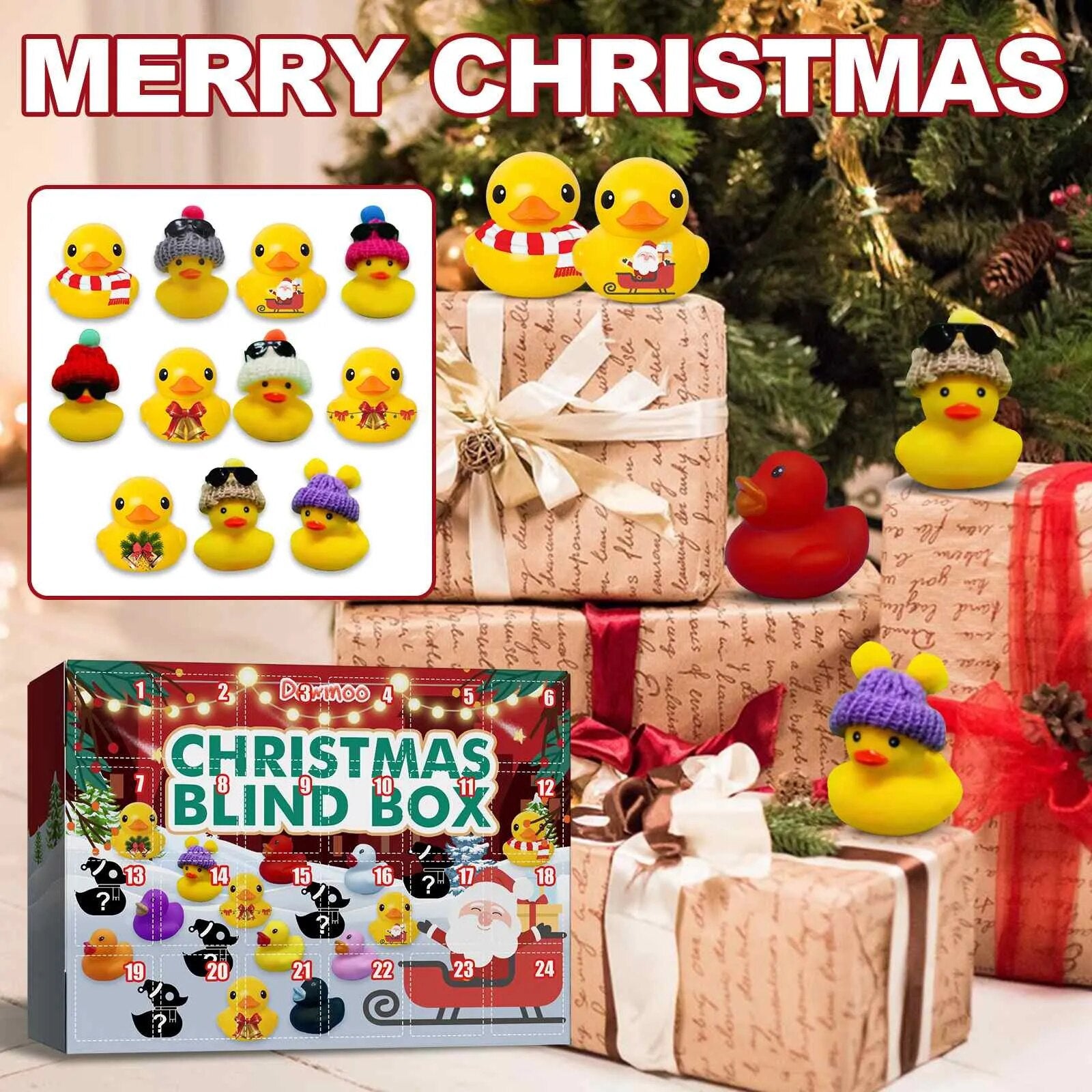 Badeendjes Advent Kalender (2024 Editie) | Een maand vol verrassingen