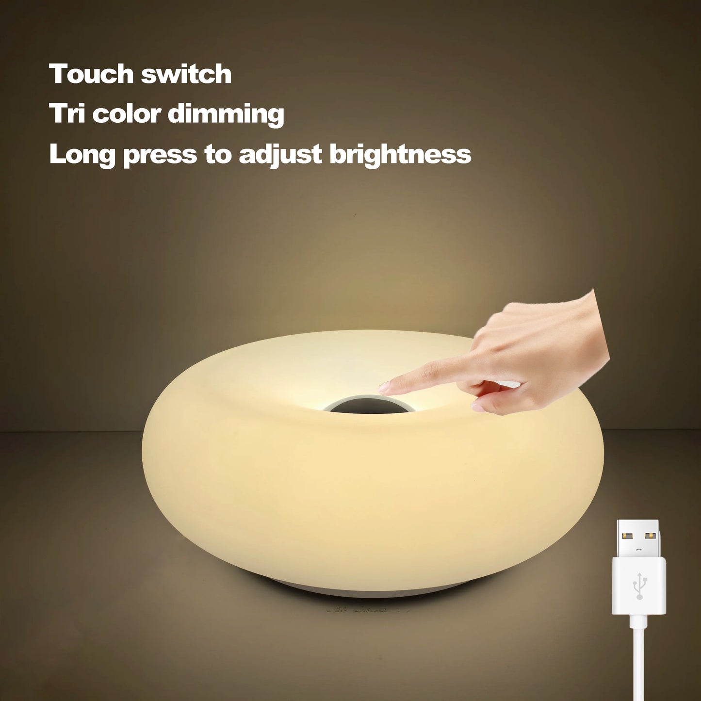 AURORA GLO LED-Lamp | RGB16 & Traploos Dimbaar | Touch- & Afstandsbediening | USB