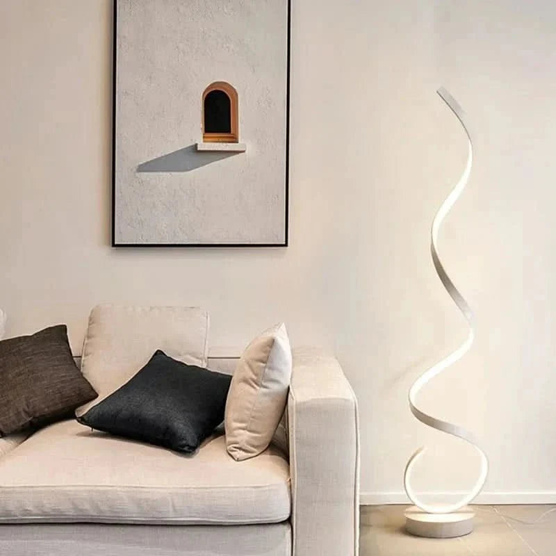 Istanbul LED Spiraal Vloerlamp Energiebesparende Verlichting, Elegante Ontwerp