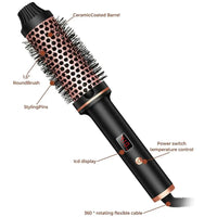 Stylique 3-in-1 Ionen-Haarstyler & Krultang | Steilen, Golven, Volume | Anti-verbrandingsborstel