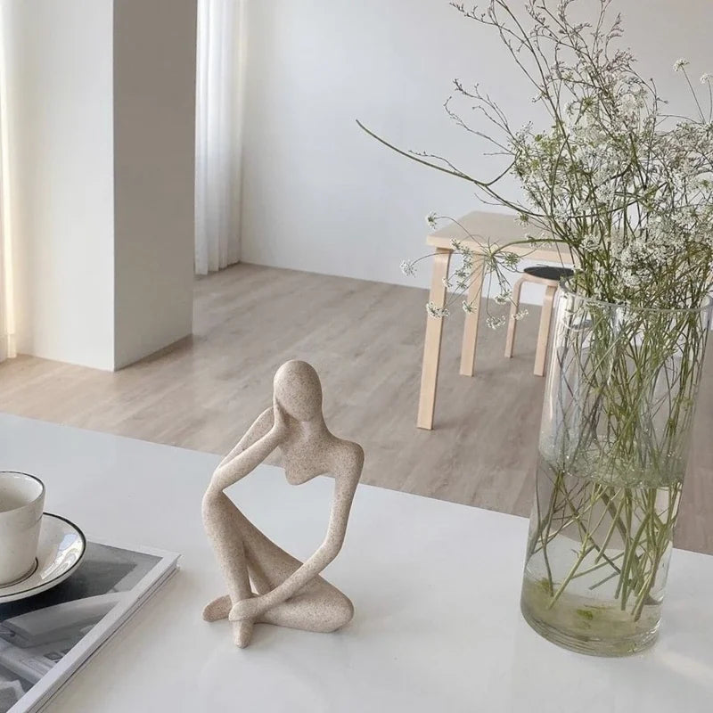 Minimalistische decoratie met abstract patroon