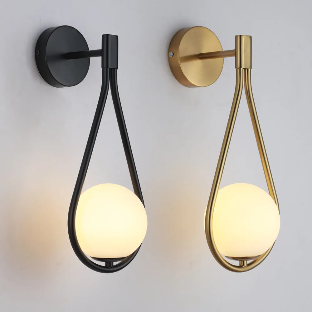 LumiSphere G9 LED Wandlamp | Moderne matglazen wandarmatuur voor slaapkamers, balkons en gangen