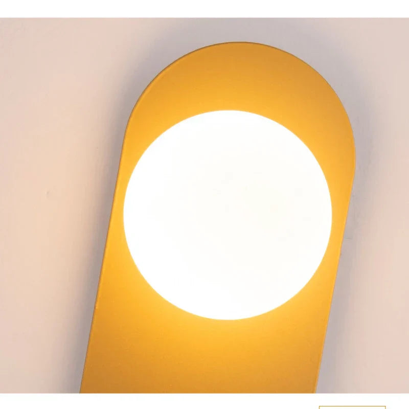 NoctisLume Ovale Muurlamp | Elegante en ruimtebesparende LED-armatuur voor slaapkamer, hal en leeshoek