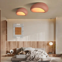 LED plafondlamp in wabi-sabi stijl – decoratieve organische plafonnière
