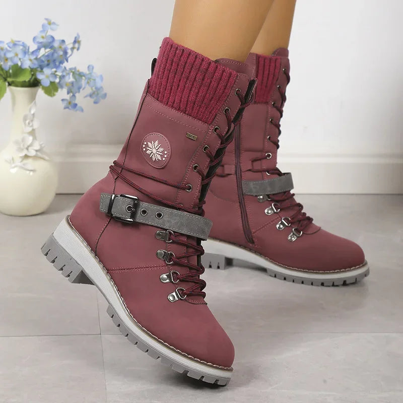 VelvetNest Luxe Fuzzy Boots | Gezellige, antislip winterlaarzen met zachte zolen en pluche fleece voering voor ultiem comfort en stijl