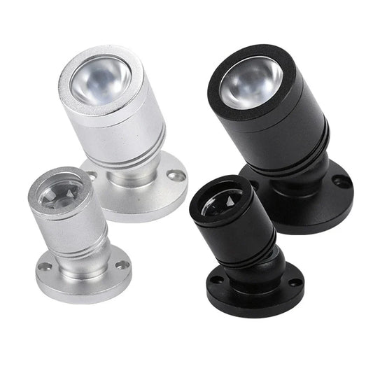 Mini LED Spot LuxoDot | 1W/3W | USB-Spotlight voor Vitrines & Decoraties | Warm & Koud Wit | Aluminium Behuizing