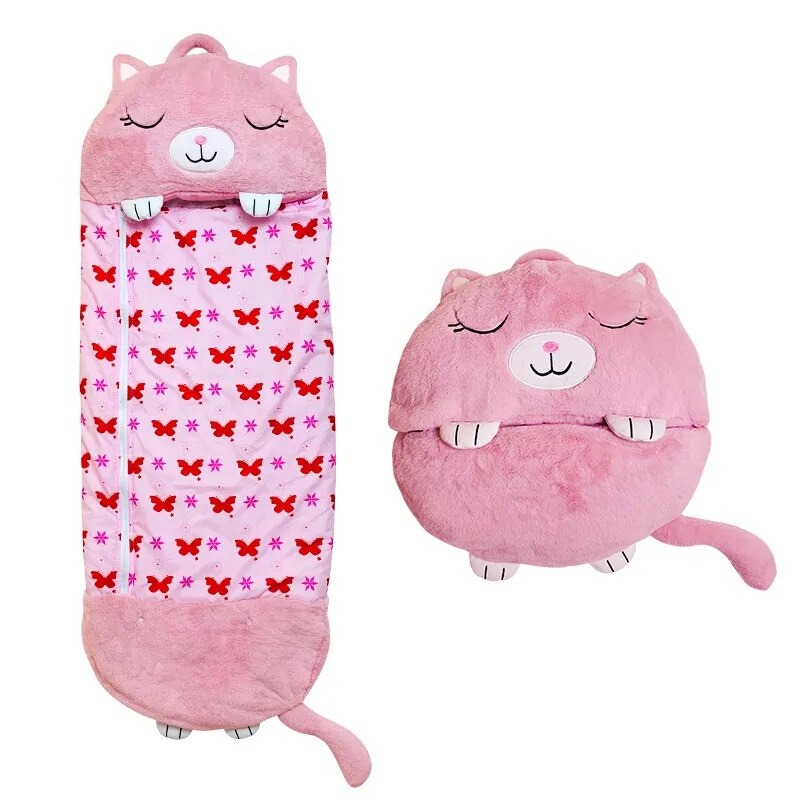 SnuggleBuddy Premium kinderslaapzak | Slaapzak en knuffeldier in één voor warme, veilige nachte