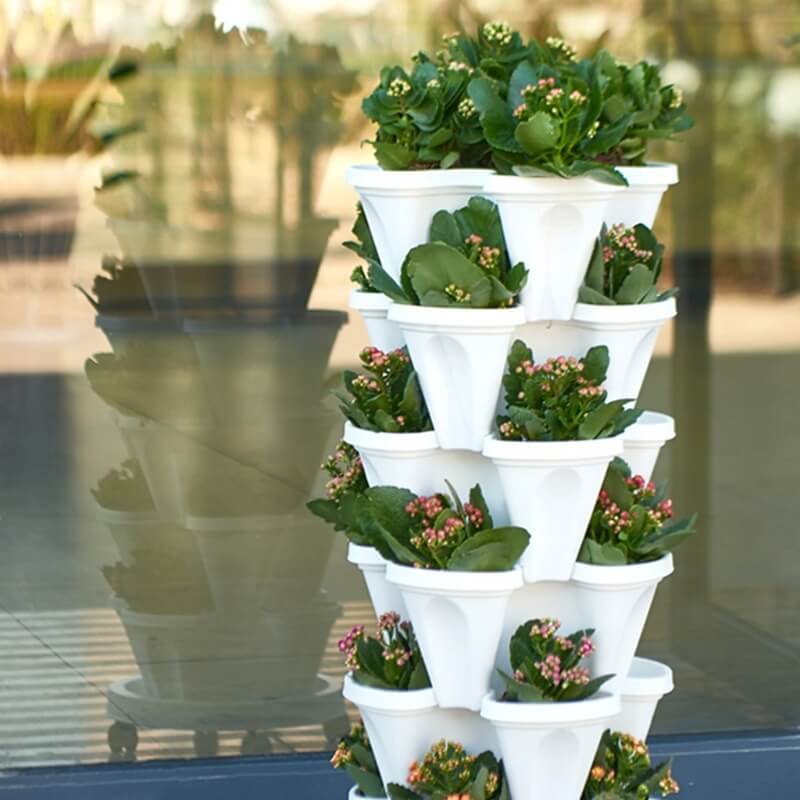 Aardbeien Stapelbare Plantenpotten