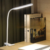 LED-Klemmleuchte LumaFlex | 3 Lichtkleuren & 10 Helligkeitsniveaus | USB-voeding | Flexibele Schwanenhals | Oogvriendelijk & Dimbaar