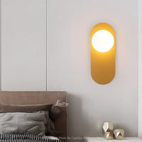 NoctisLume Ovale Muurlamp | Elegante en ruimtebesparende LED-armatuur voor slaapkamer, hal en leeshoek