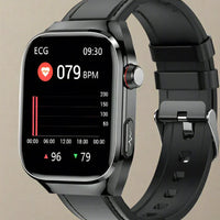 Unisex Smartwatch met ECG Gezondheidsmonitoring Bluetooth AMOLED Scherm