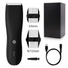 GroomLux Elite Lichaamshaar Trimmer | Precisie elektrische scheermes met vervangbare keramische messen voor een soepele, waterdichte verzorgingservaring.