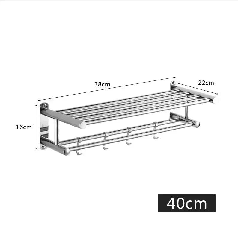 SteelRack RVS Handdoekenhouder – Ruimtebesparend & Stijlvol voor elke badkamer