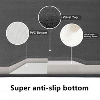 Badmat van Fluweel met Geheugenfoam – antislip & zeer absorberend, 40x60 tot 60x90 cm