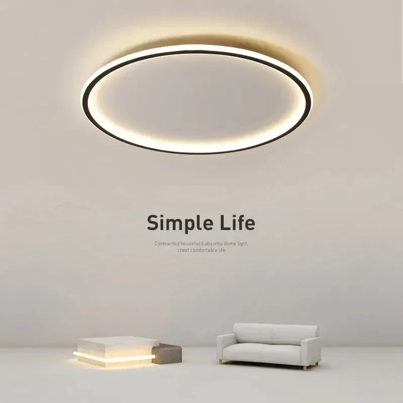 Moderne LED-plafondlamp in cirkelvorm