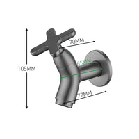 BrassFlow – Wandgemonteerde Koudwaterkraan van Massief Messing