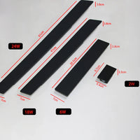 Waterdichte buitenwandlampen met aluminium strip 18W LED zwarte wandlamp slaapkamer buitenverlichting
