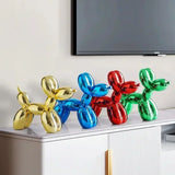 Nordic Ballon Hond Sculptuur Hars Dier Ornament Kunst Sculpturen en Figuren Handwerk Huis Decoratie Kamer Desktop Accessoires
