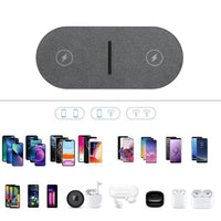 40W Draadloze Oplaadstation – Razendsnel Opladen voor iPhone, AirPods & Samsung