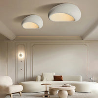 LED plafondlamp in wabi-sabi stijl – decoratieve organische plafonnière