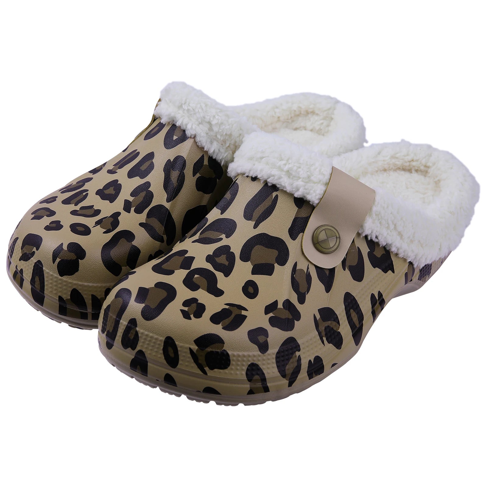 LuxuraFleece Luxe Bontgevoerd Klompen | Gezellige waterdichte slippers voor mannen en vrouwen, perfect voor winterwarmte en stijlvolle tuinuitjes