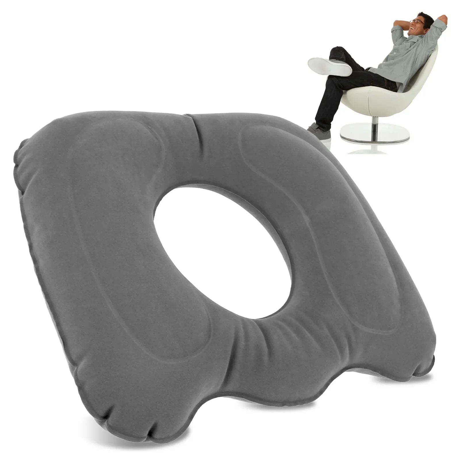 Steunkussen | Biedt ergonomische ondersteuning om stuit- en onderrugpijn te verlichten.