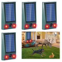 SolarGuardix Ultrasone Vogelverjager Solar | Met LED & Bewegingssensor | Waterdicht IP58 | 600 m² Dekking