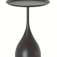 Ariessa - Mobiele Ronde Bijzettafel met Licht Luxe Mini Design voor Bank of Bed