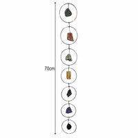 7 Chakra Edelsteen wanddecoratie