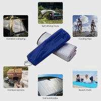 Isomatte ThermaFoil Pro | Ultr licht & Waterdicht | Warmte reflecterend | Voor Kamperen & Buiten | 25 mm Dik