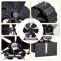 ThermoFlow Kachelventilator | Stroomloos & Zelfstartend | Energiezuinige Warmteverdeling | Stil & Milieuvriendelijk