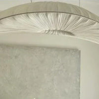 Aurelia LED Hanglamp In Wit Met Zeilstof Kroonluchter