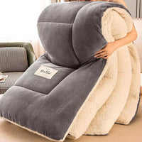 Ultimatieve Winter Comfortdeken met Dubbel Laags Flanellfleece