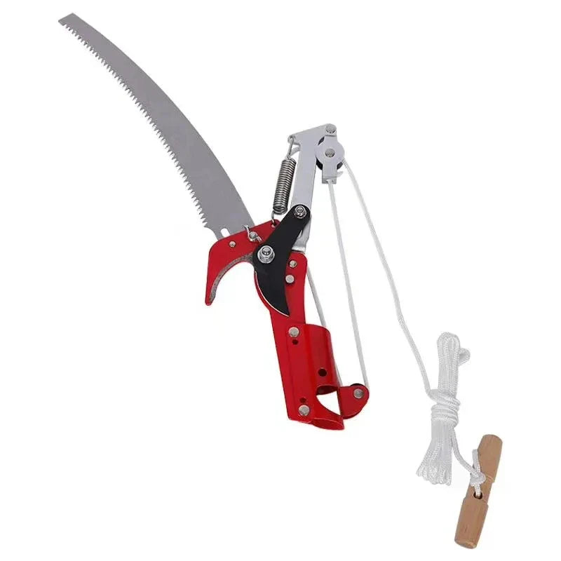 SkyCut Hoogtakschaar | Telescoop Bomenzaag met Touwsysteem | SK5-Stalen Mes | Voor Fruitbomen & Hoge Takken