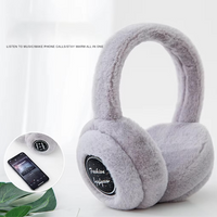 Draadloze Pluche Oortelefoons met Bluetooth 5.2 en Warm Vachtontwerp